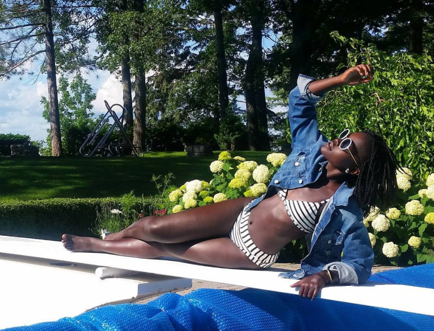 <p>Lupita Nyong’o joked that this pic, taken on the Fourth of July was “totally candid.” Well, she found her light amid a backdrop of pretty hydrangea. (Photo: <a rel="nofollow noopener" href="https://www.instagram.com/p/BWJhwCUDi5p/?taken-by=lupitanyongo&hl=en" target="_blank" data-ylk="slk:Lupita Nyong’o via Instagram;elm:context_link;itc:0;sec:content-canvas" class="link ">Lupita Nyong’o via Instagram</a>) </p>