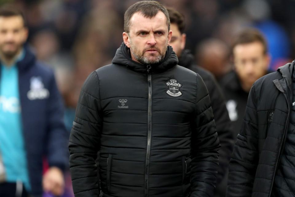 Nathan Jones signed a three-and-a-half year contract at St Mary’s but lasted two months   (PA Wire)