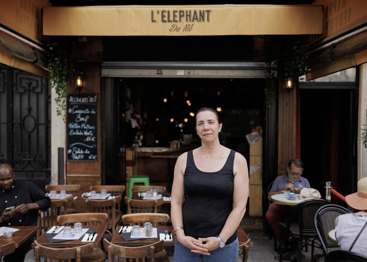 Since the start of the Olympics games the French capital is more quiet and empty than usual in this period of the year.  (Rafael Yaghobzadeh for NBC News)