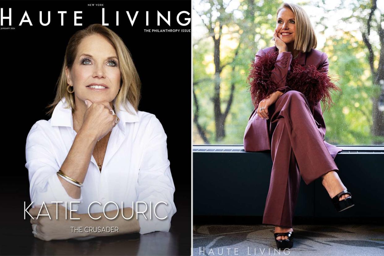 <p>Haute Living New York</p> Katie Couric