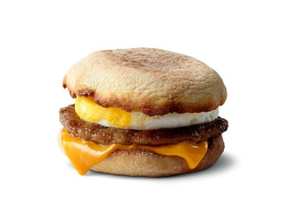 Sausage egg mcmuffin