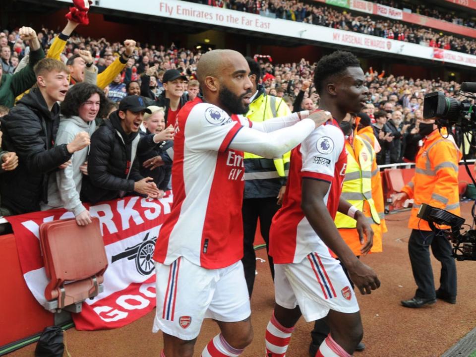 Arsenal are set to play their first Premier League game since New Year’s Day (Arsenal FC via Getty Images)