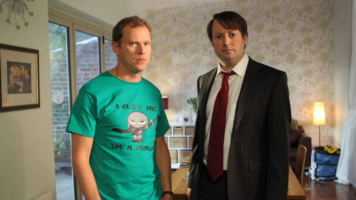Robert Webb and David Mitchell were the stars of Channel 4's delightfully awkward sitcom 'Peep Show'. (Credit: Channel 4)