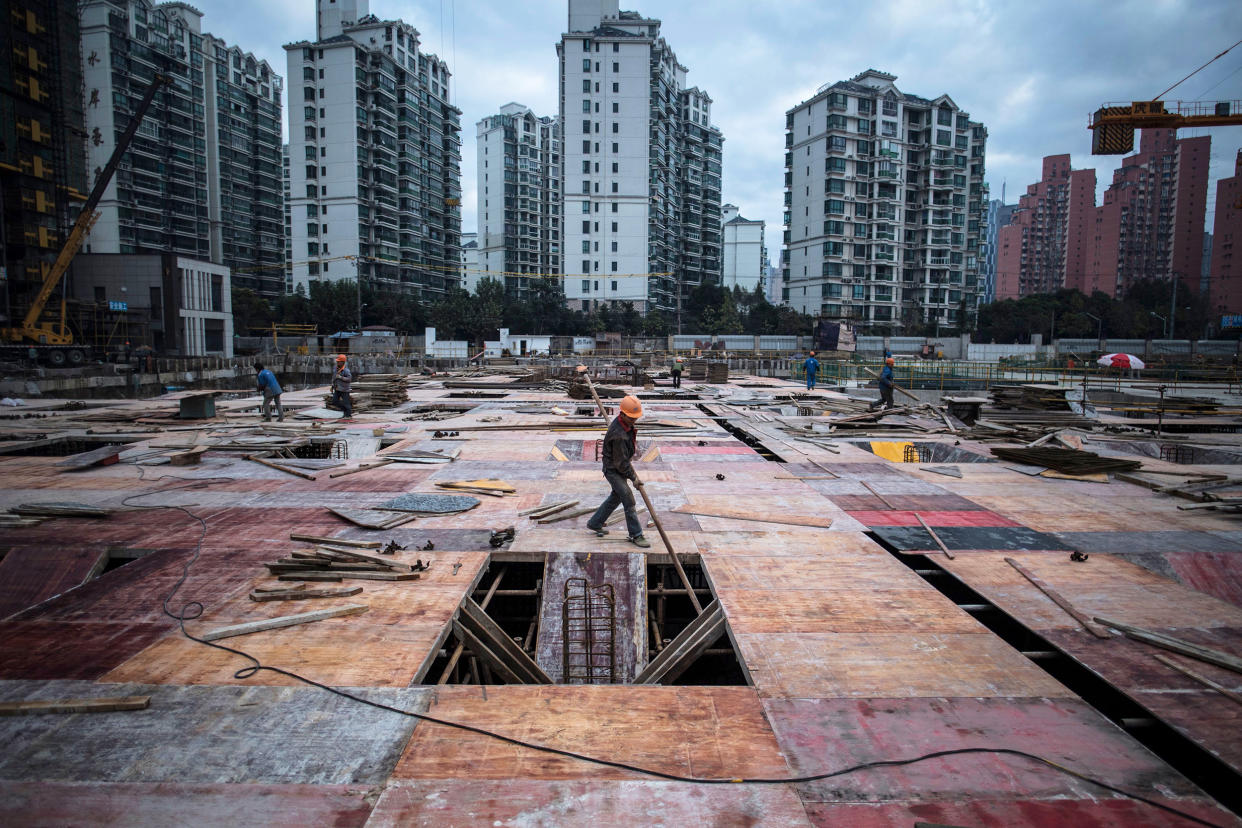 Image: Shanghai construction (Johannes Eisele / AFP via Getty Images file)