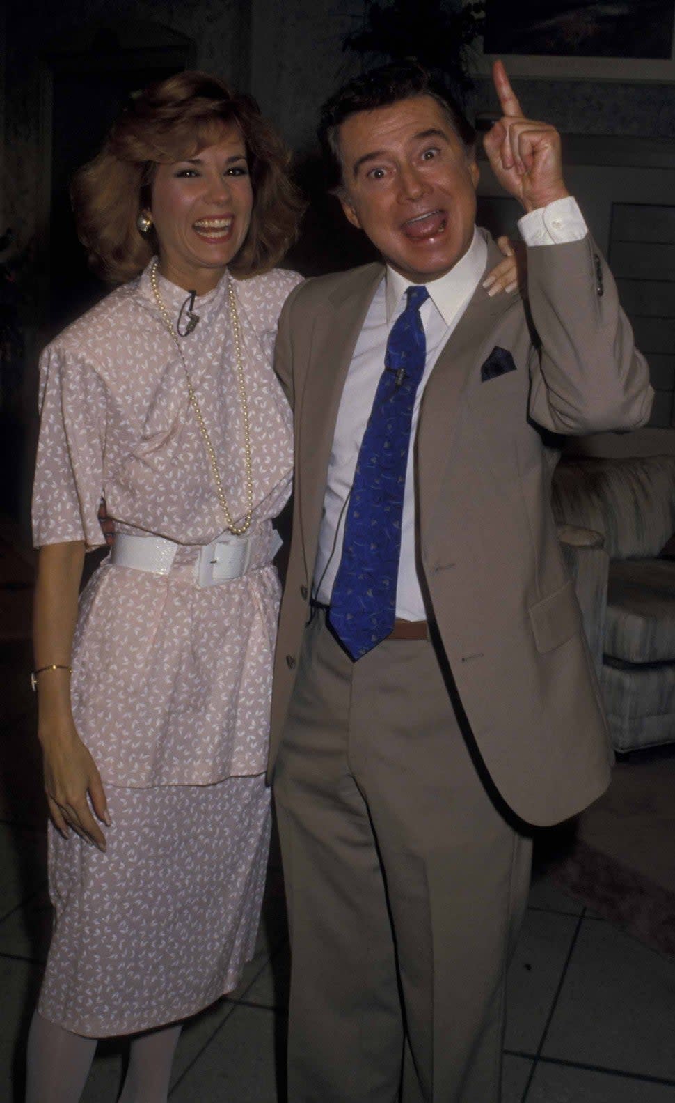 Kathy Lee Gifford and Regis Philbin attend the taping of 