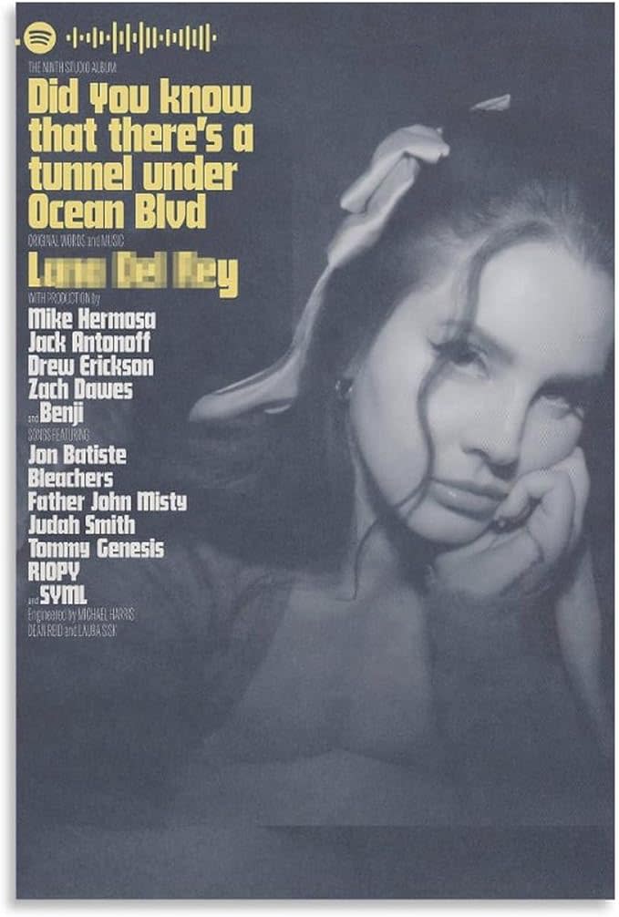 Lana Del Rey's "Did You Know There's a Tunnel Under Ocean Boulevard."