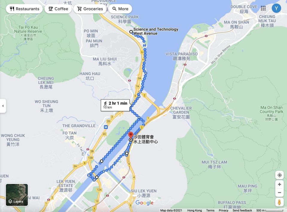 跑步地點-跑步路線九龍-10k跑步路線-港島跑步路線-跑步徑香港