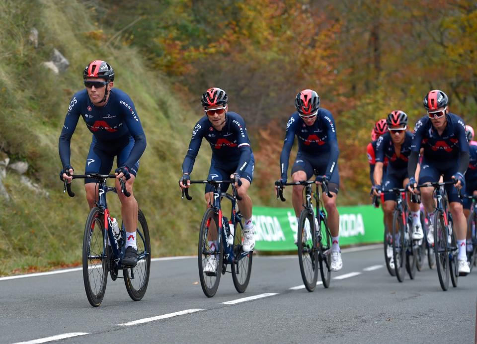 Ineos Grenadiers will have four potential team leaders at the Tour de France in 2021 (AFP via Getty Images)