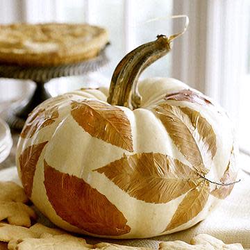 Decoupage a Pumpkin