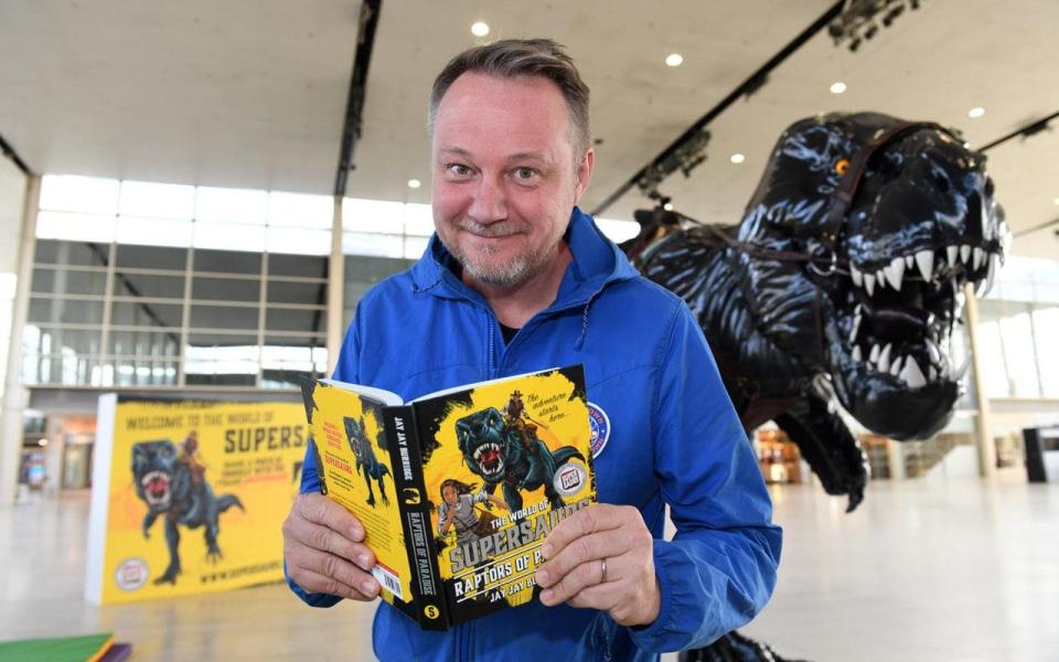 Jay Jay Burridge is the author of The World of Supersaurs six-book series - JAR Photo