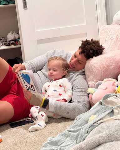 <p>Patrick Mahomes/Instagram</p> Patrick Mahomes and Sterling