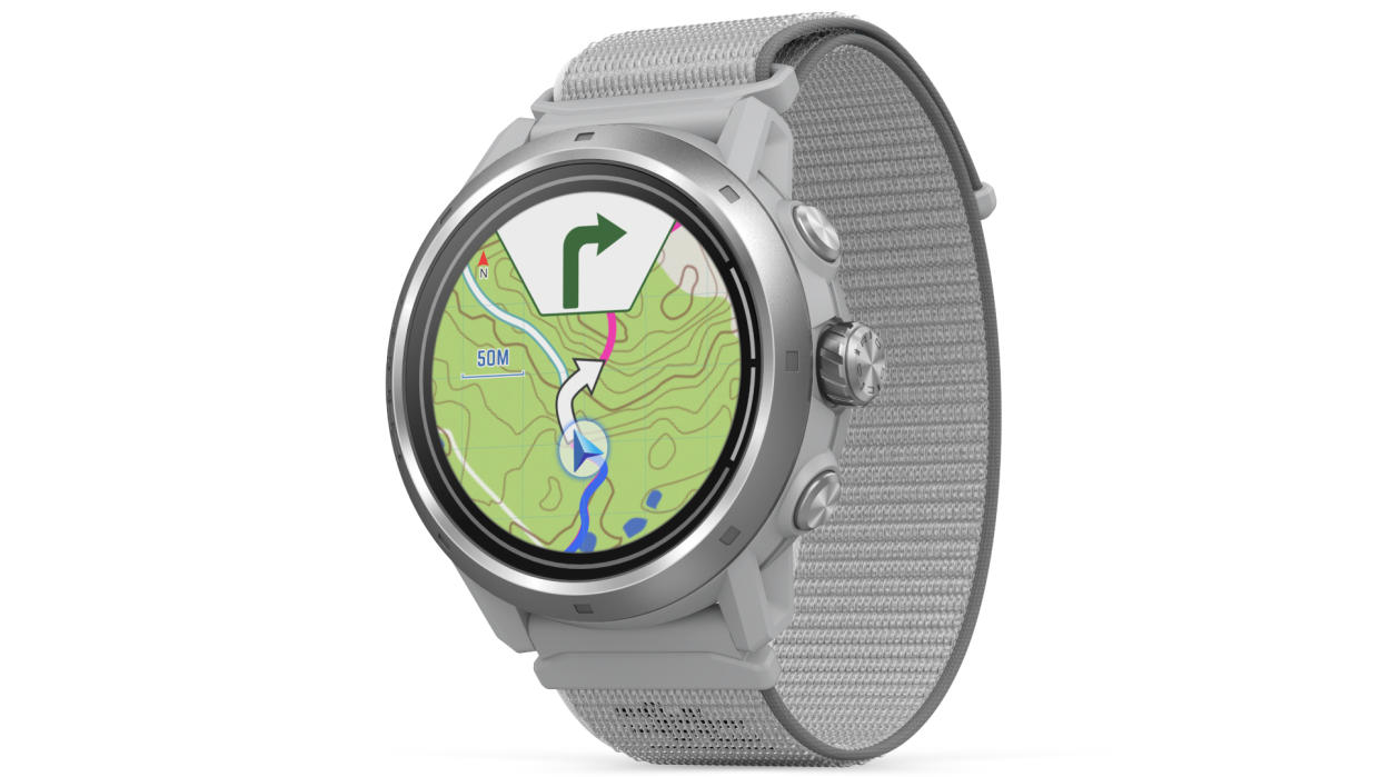  COROS turn-by-turn navigation on a COROS watch 