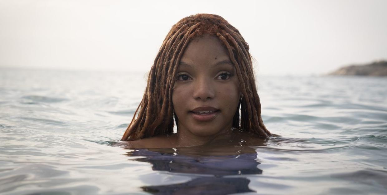 halle bailey as ariel in disney's live action the little mermaid photo by giles keyte © 2023 disney enterprises, inc all rights reserved