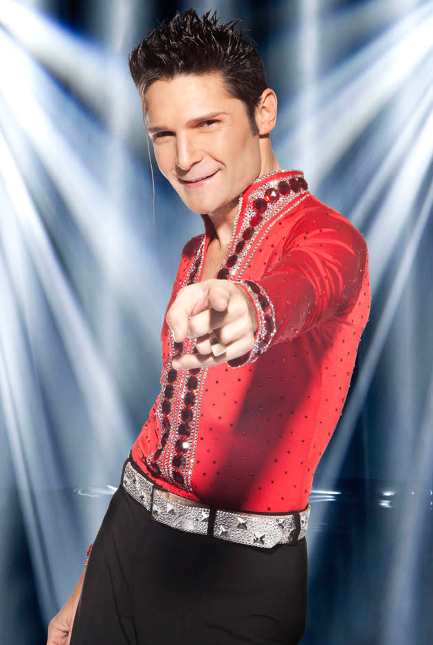 <b>Corey Feldman (Actor)</b><br> <b>He says:</b> “I love the dancing part, that’s the easy part because it’s a part of me. Rhythm and I we’re together but when it comes to being on ice that’s the challenging part."