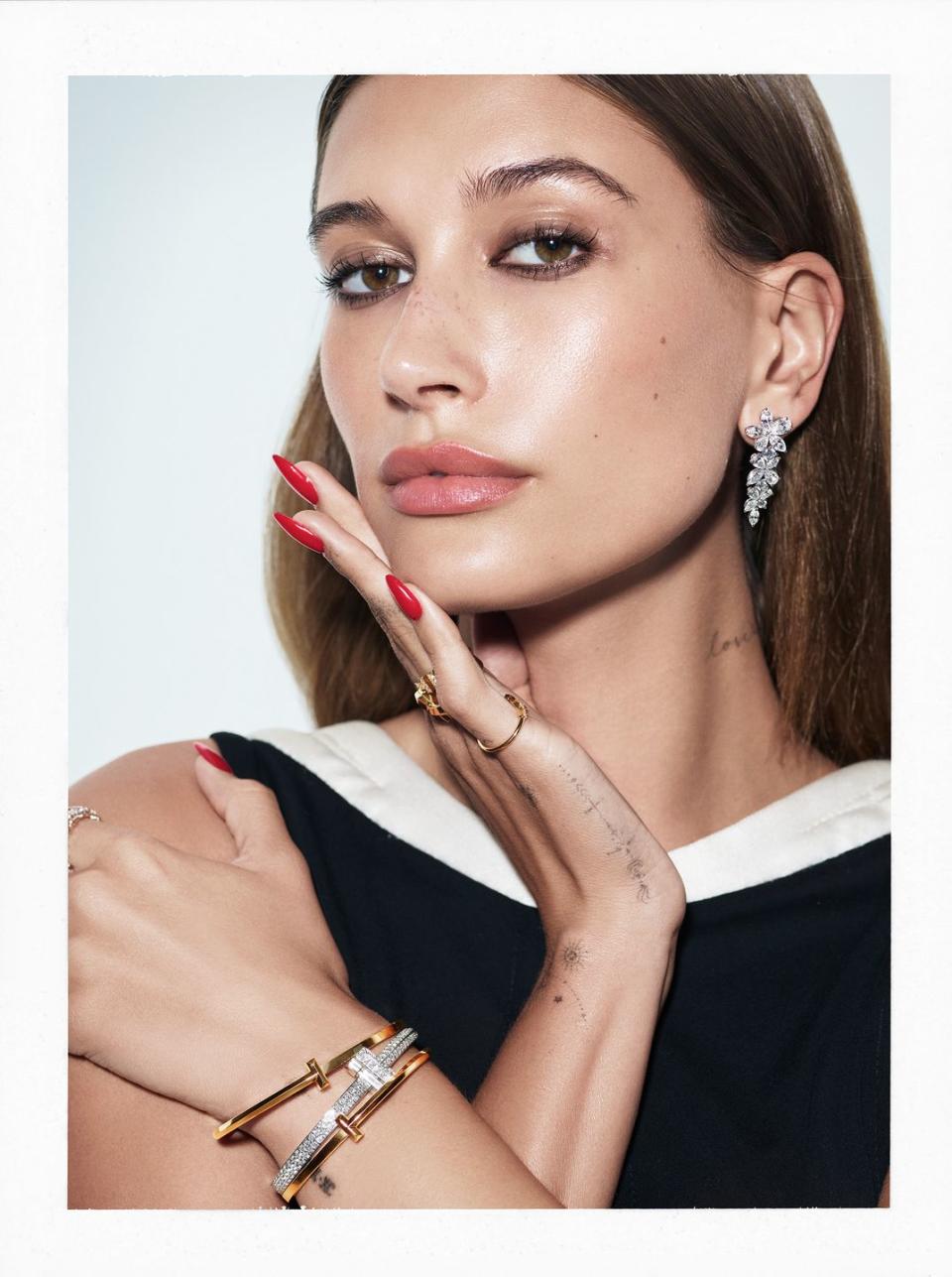 hailey bieber for tiffany and co