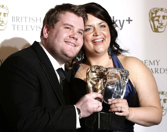 James Corden and Ruth Jones in 2007