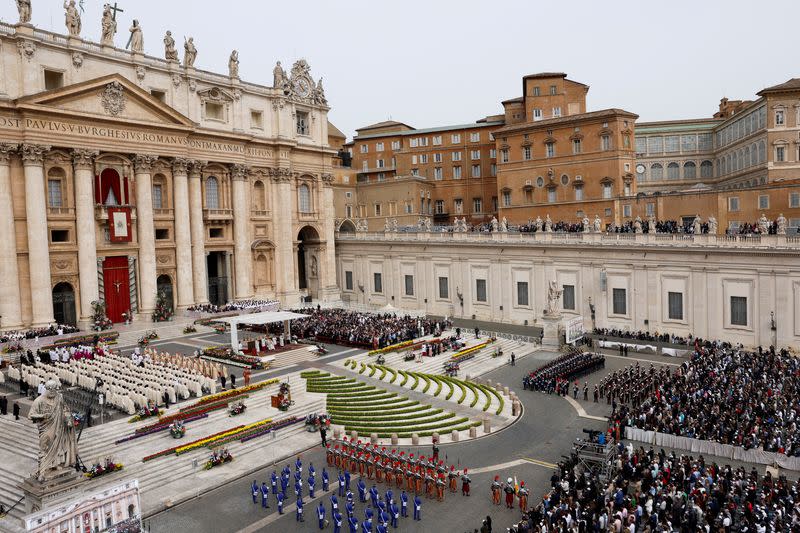 Easter Mass at St. Peter's Square, at the Vatican