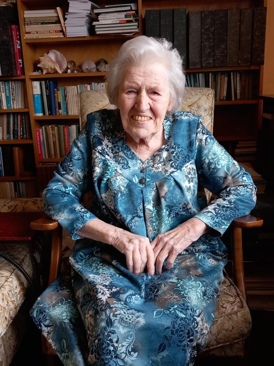 A recent photograph of Alice Coleman