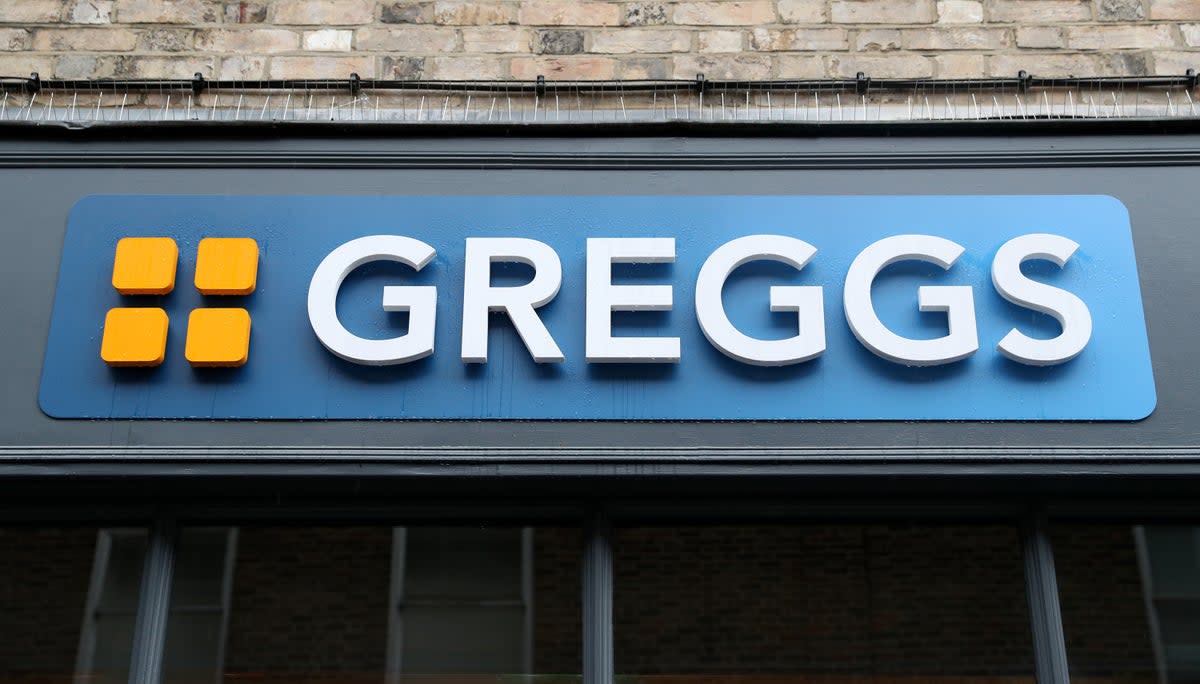 Greggs has its roots in the north, with the first store opened in 1939 in Tyneside (PA)