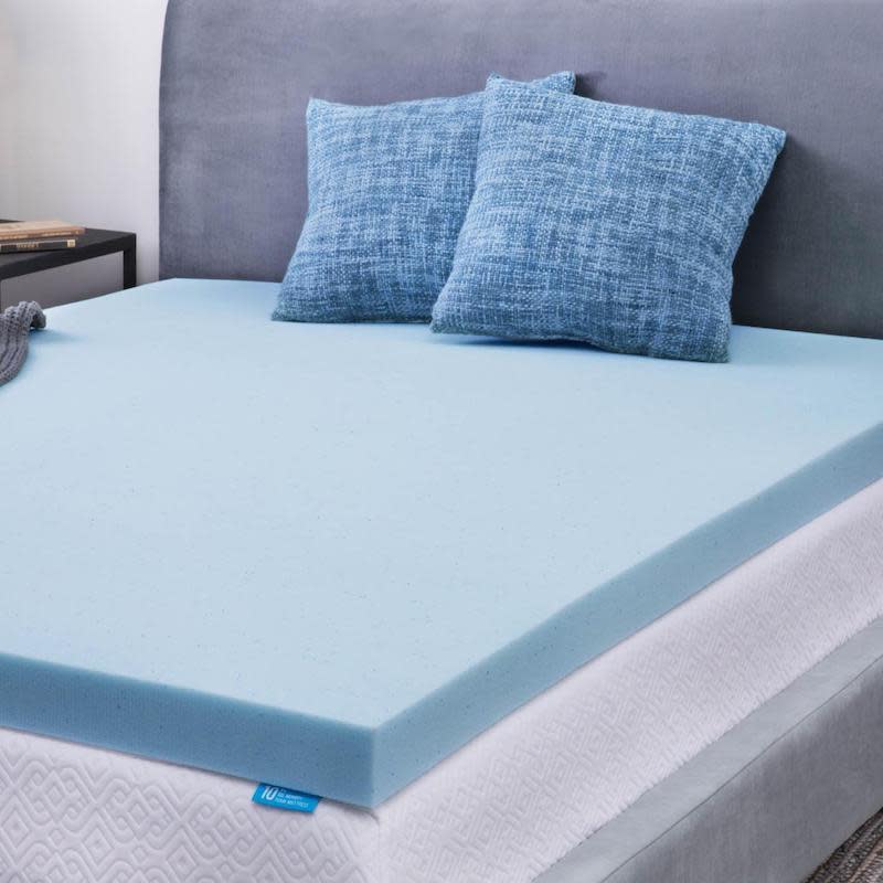 Lucid 3-Inch Gel Memory Foam Mattress Topper (Photo: Lucid)