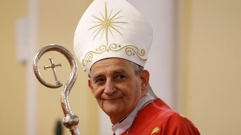 El cardenal Matteo Zuppi, enviado especial del papa Francisco para mediar por la guerra en Ucrania