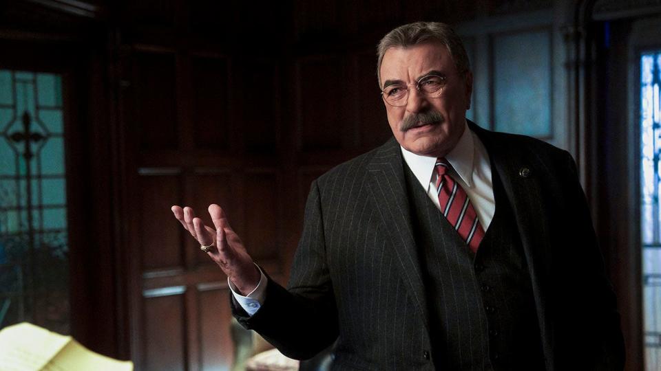 Tom Selleck said he and his wife spend time going over "Blue Bloods" scripts, telling People, "I’m one of the last guys to see it, and I’m a good editor."
