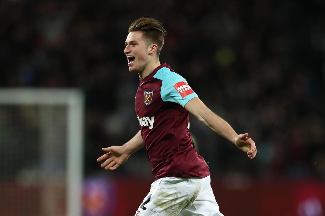 Striking impact | Burke scored the winning goal to send West Ham through to the fourth round of the FA Cup: Getty Images