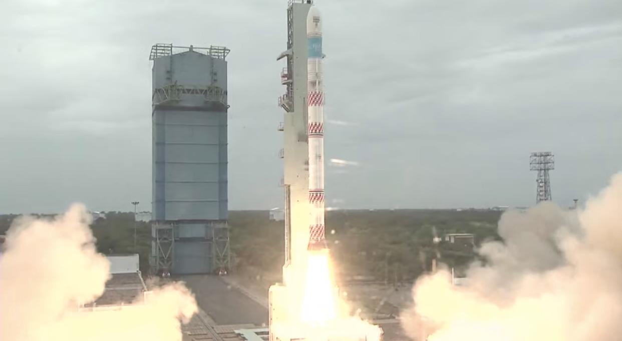  India's Small Satellite Launch Vehicle (SSLV) launches for the first time, on Aug. 6, 2022. The mission failed, and the two satellites aboard the rocket were lost. 