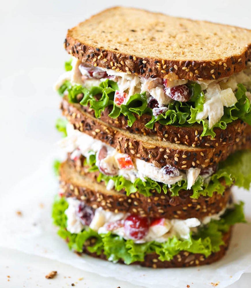 Greek Yogurt Chicken Salad Sandwich from Damn Delicious