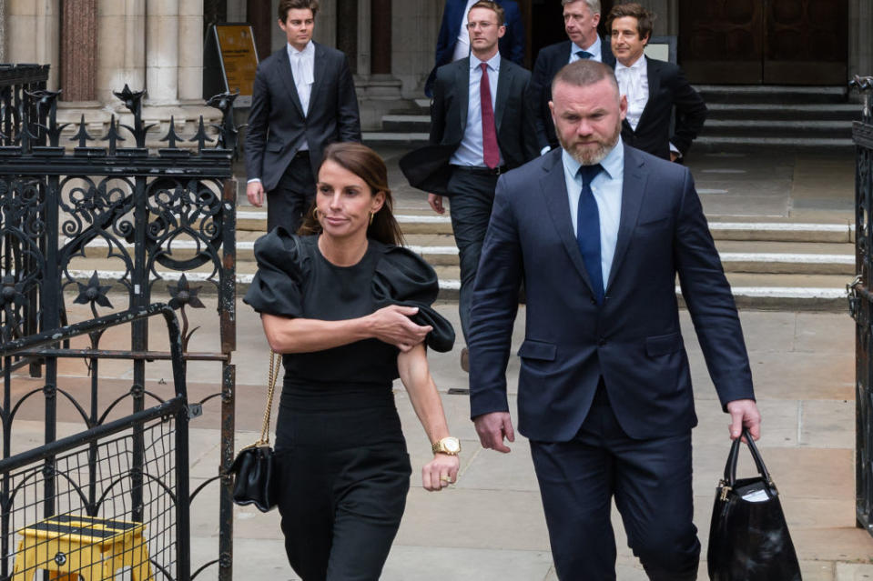 <div class="inline-image__caption"><p>Coleen Rooney and former England footballer Wayne Rooney leave the Royal Courts of Justice during the trial in May.</p></div> <div class="inline-image__credit">Wiktor Szymanowicz / Anadolu Agency</div>