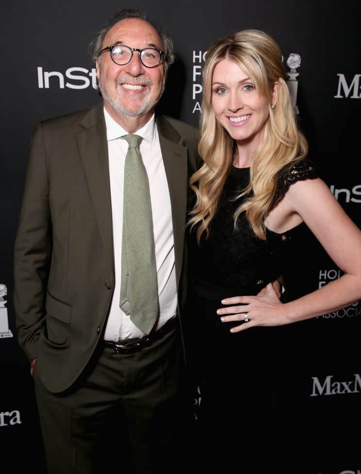 Producer James L. Brooks and writer/director Kelly Fremon Craig attend the Hollywood Foreign Press Association and InStyle's annual celebration of the Toronto International Film Festival at Windsor Arms Hotel on September 10, 2016 in Toronto, Canada. (Photo by Todd Williamson/Getty Images) 