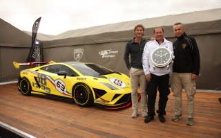 From left to right: Stephan Winkelmann, Alain Delamuraz and Maurizio Reggiani