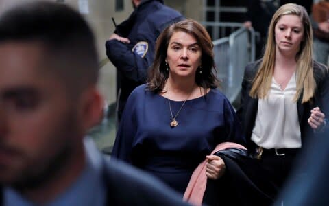 Annabella Sciorra testified against Weinstein  - Credit: REUTERS/Lucas Jackson