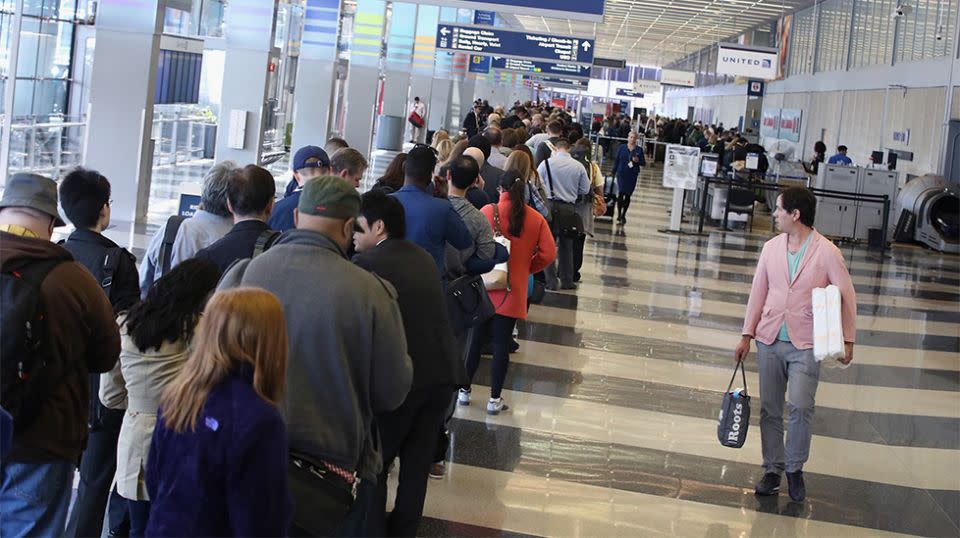 The airline wants to weigh between 100 to 150 passengers on each flight so they can get a clearer understanding of their operating costs. Source: Getty