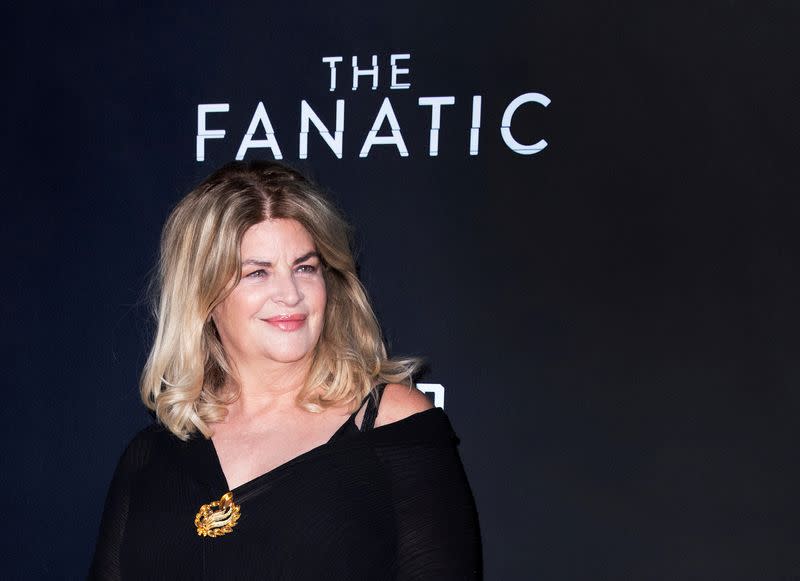 FILE PHOTO: Kirstie Alley attend the premiere for the film "The Fanatic" in Los Angeles