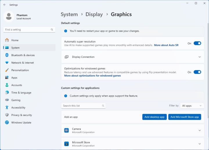 Windows 11 utilizzerà l'intelligenza artificiale per aggiornare automaticamente i giochi