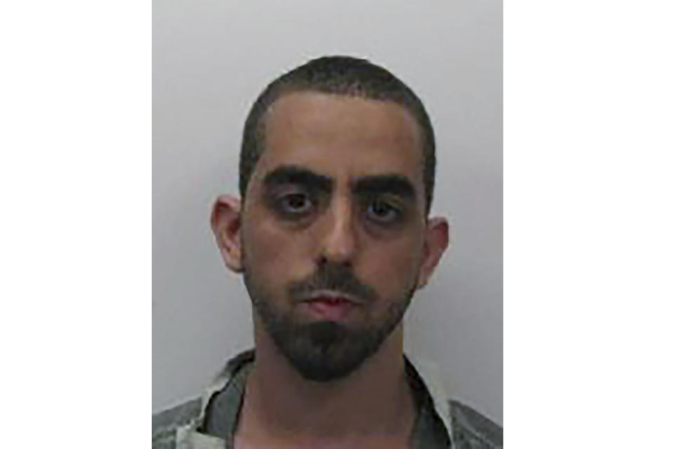 This booking photo provided by the Chautauqua County, N.Y., Sheriff's Department, shows Hadi Matar, of Fairview, N.J., who pleaded not guilty on Saturday, Aug. 13, 2022, to attempted murder and assault charges, in what a prosecutor called "a targeted, unprovoked, pre-planned attack" on author Salman Rushdie at western New York's Chautauqua Institution, a nonprofit education and retreat center. (Chautauqua County Sheriff's Department via AP)