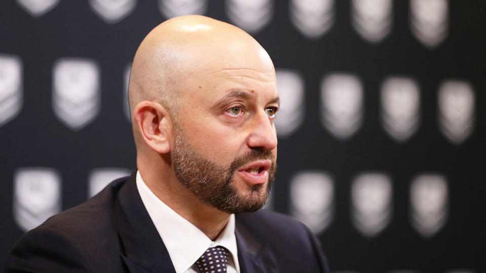 Todd Greenberg on Monday stepped down from his position as NRL CEO. Pic: Getty