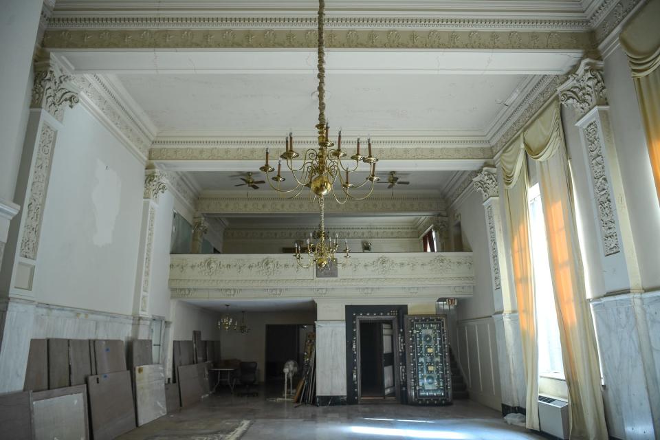 One of the Tennessee Theatre's newly acquired areas in a next door building will be used for receptions, pre-show gatherings and cocktail hours.