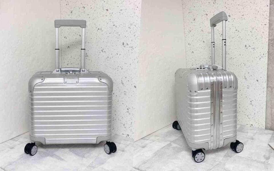 RIMOWA Original Compact是延伸自品牌最知名且經典的Original系列 圖片來源：LOOKin編輯拍攝