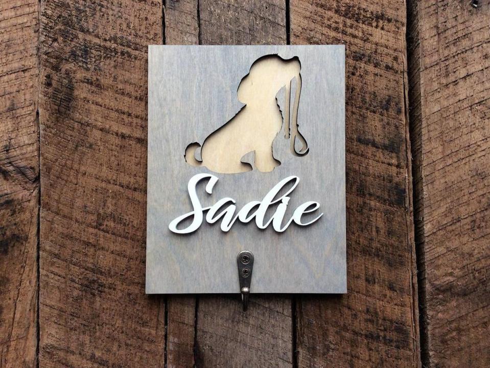 custom dog leash hook