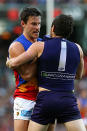 Fremantle's Hayden Ballantyne was at his niggling best as Brisbane took it up to Fremantle early at Patersons Stadium.