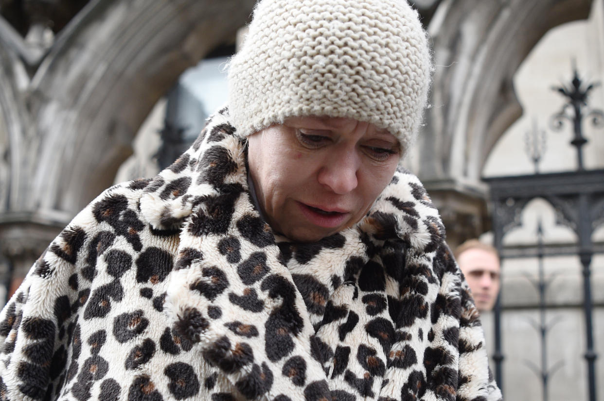 Tina Malone has been handed an eight-month suspended sentence (PA)