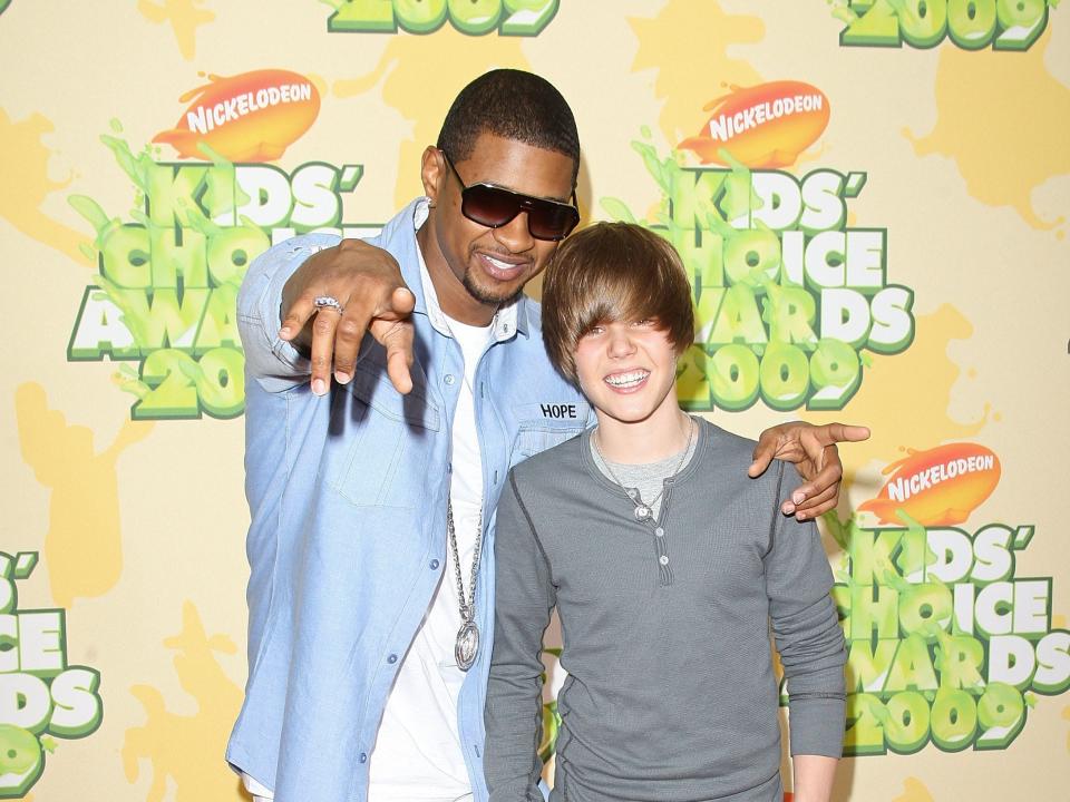 justin bieber usher