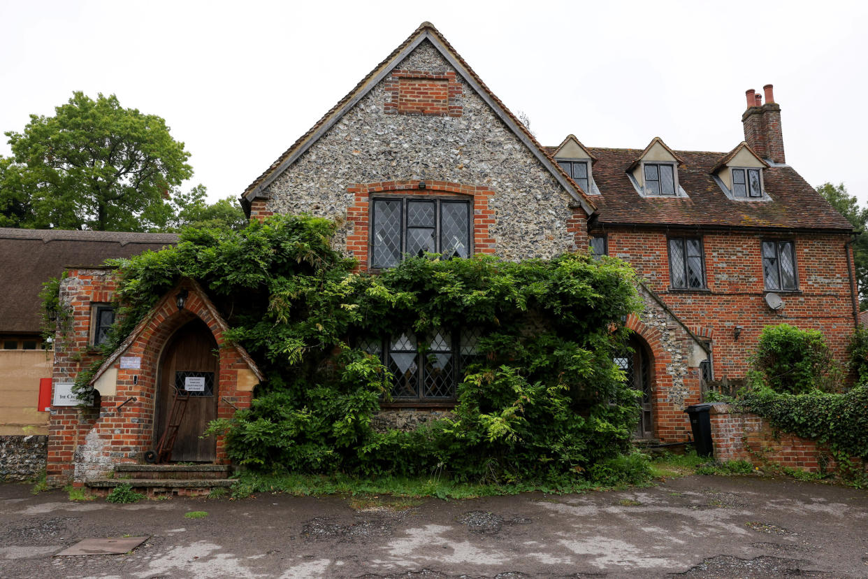 A general view outside The Crown Inn pub owned by Russell Brand's company. (Reuters)