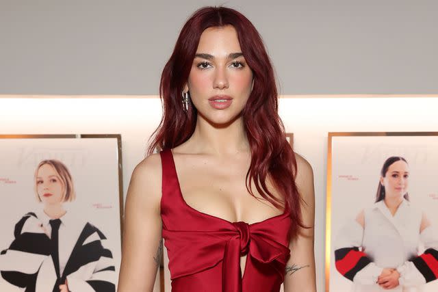 <p>Monica Schipper/Variety via Getty</p> Dua Lipa