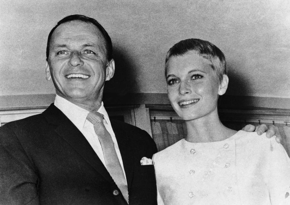 Frank Sinatra and Mia Farrow. They met when he was 49 and she was 19. AP