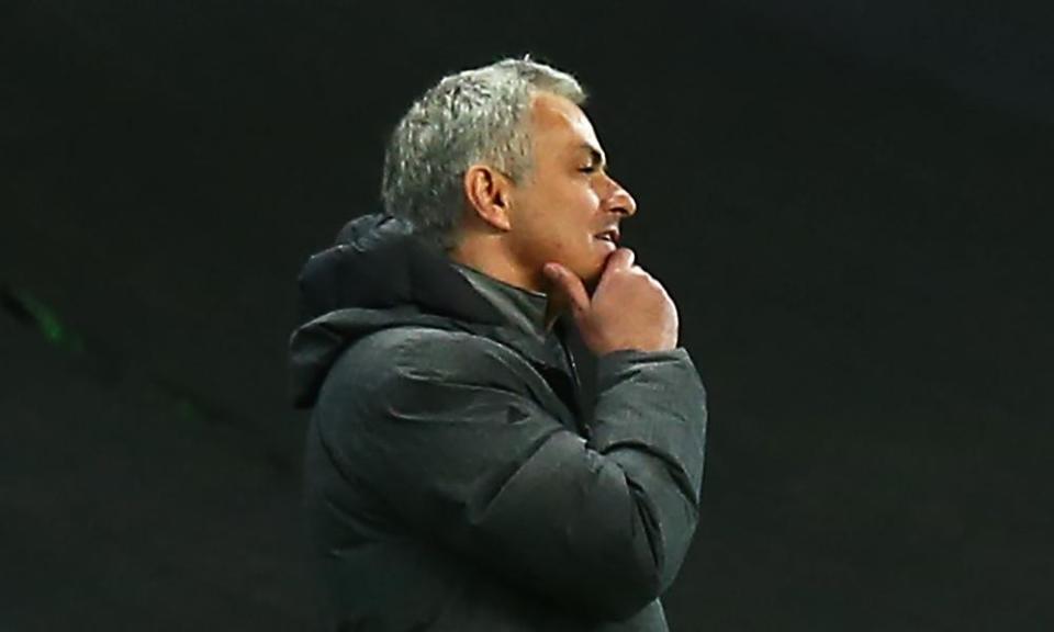 ‘Manchester United’s fine results in their past four Premier and Europa League matches have left this early José Mourinho team in a position of unusual jeopardy.’