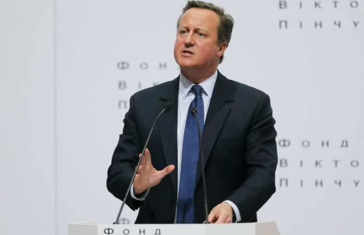 “David Cameron wanted to reassure EU citizens they would be allowed to stay,” according to the Evening Standard (Rex)