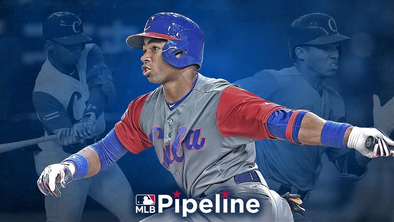 塞佩達斯（Yoelqui Cespedes）加盟白襪。（圖／翻攝自MLB Pipeline推特）